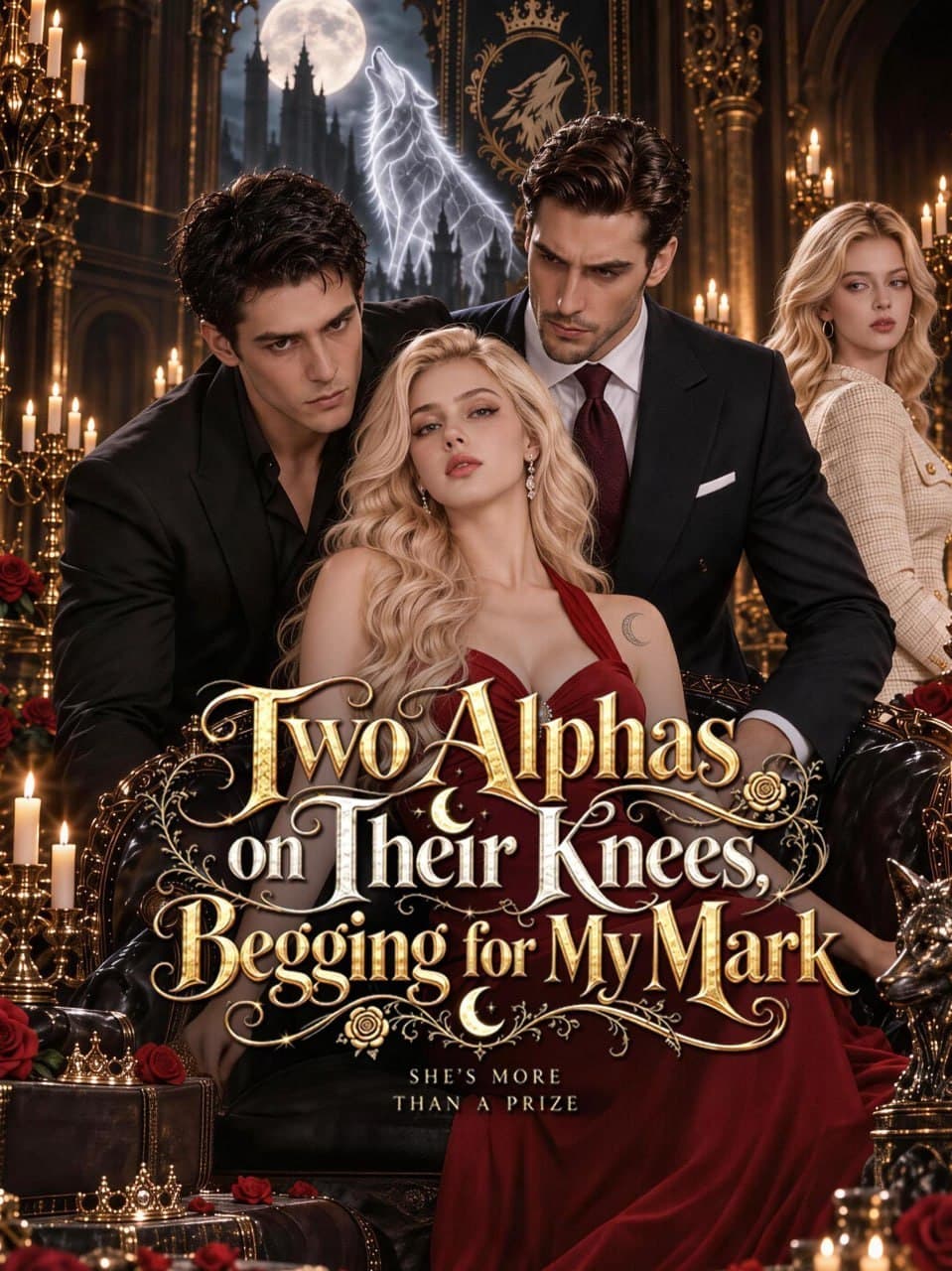Two Alphas on Their Knees, Begging for My Mark